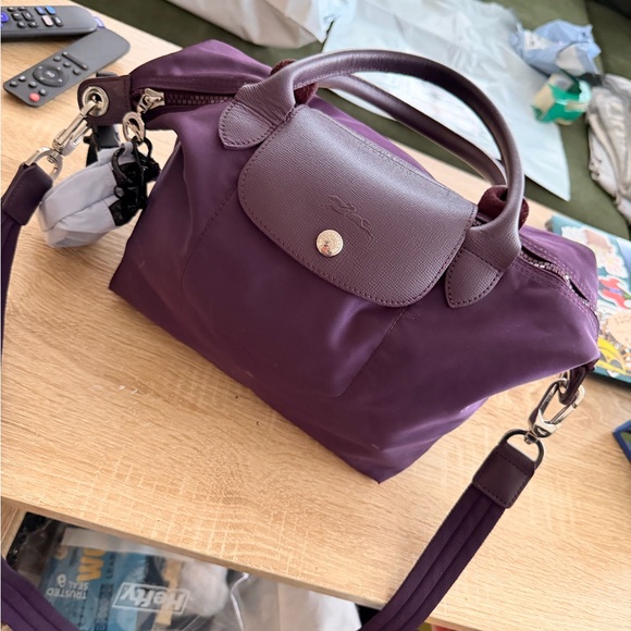 Longchamp Handbags - Longchamp Le Pliage Neo Crossbody Top-Handle Shoulder Bag in Deep Purple